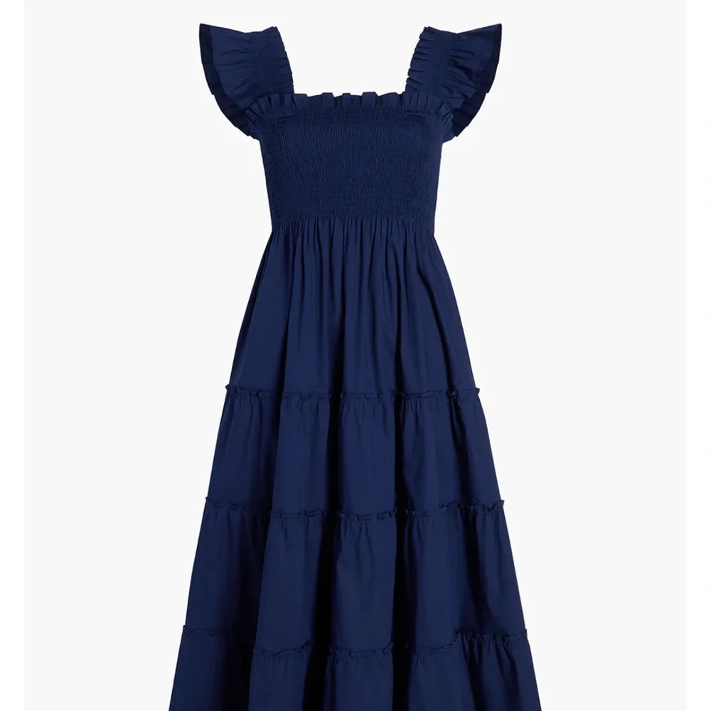 Hill House Ellie Nap Dress in Navy - Picture 2 of 10